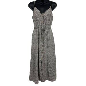 Sienna Sky Women Midi Shift Dress Size Small S Animal Cream New